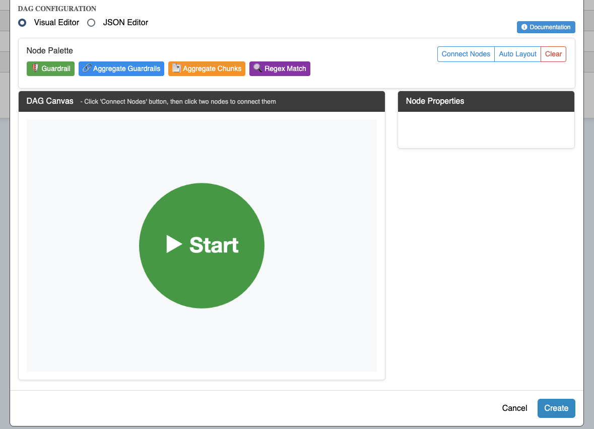 DAG Visual Editor