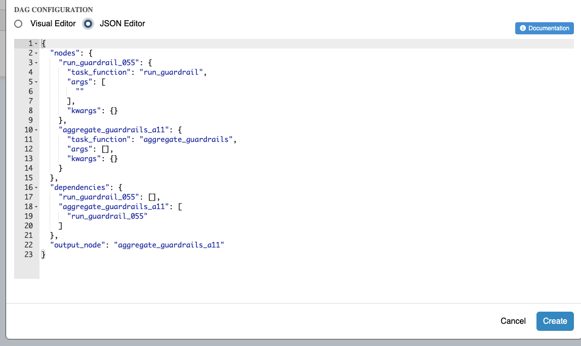 DAG JSON Editor