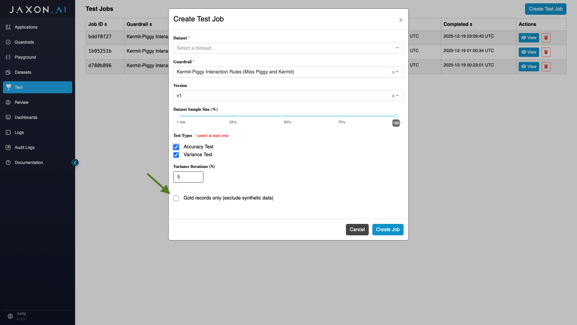 Synthetic Data Exclusion